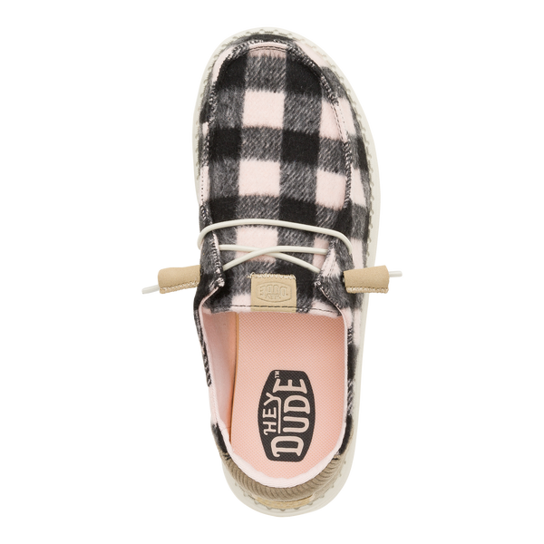 Wendy Buffalo Plaid - Pale Pink/Black