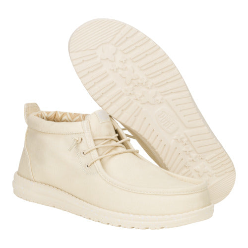 Wally Mid Stretch Canvas - Bone White