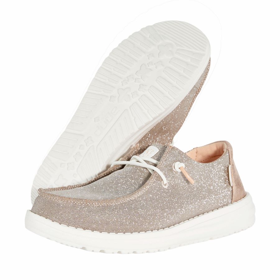 Wendy Toddler Metallic Sparkle - Rose Gold