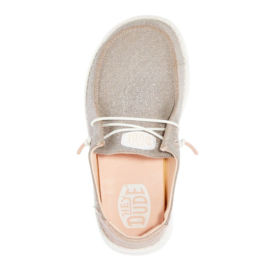 Wendy Toddler Metallic Sparkle - Rose Gold