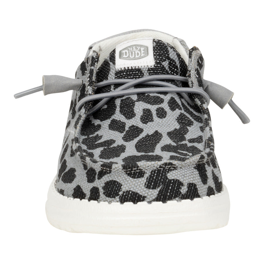 Wendy Leopard Sparkle  - Black/Grey