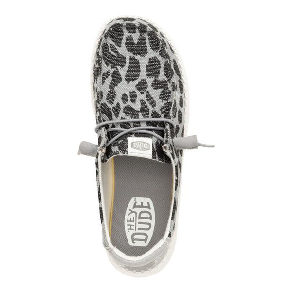 Wendy Leopard Sparkle  - Black/Grey