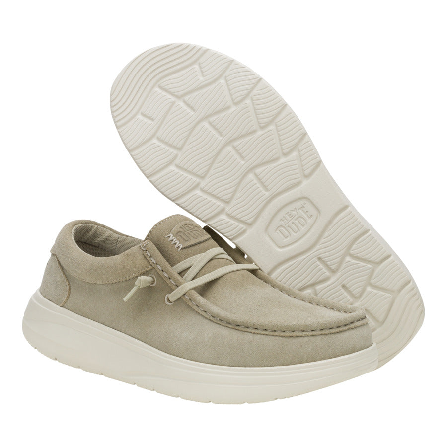 Wally Comf Suede - Stone Grey/Silver Birch