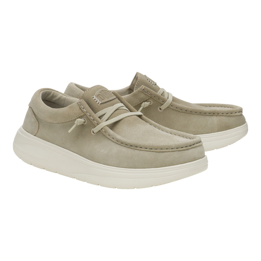 Wally Comf Suede - Stone Grey/Silver Birch