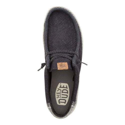 Wally Jute - Black/Granite Grey