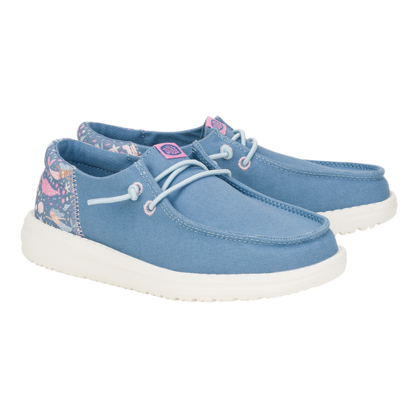 Wendy Funk Youth Sea Creatures - Chambray Blue/Multi