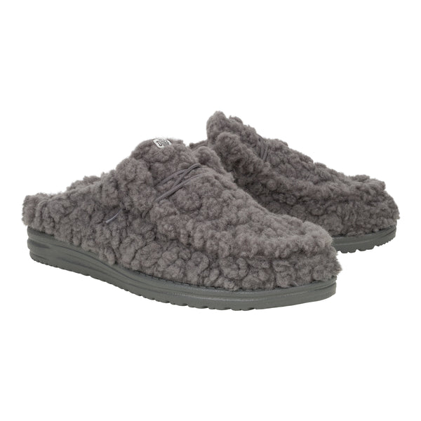 Wally Slipper - Cozy Granite Grey