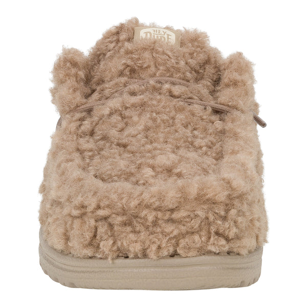 Wally Slipper - Cozy Timber Wolf