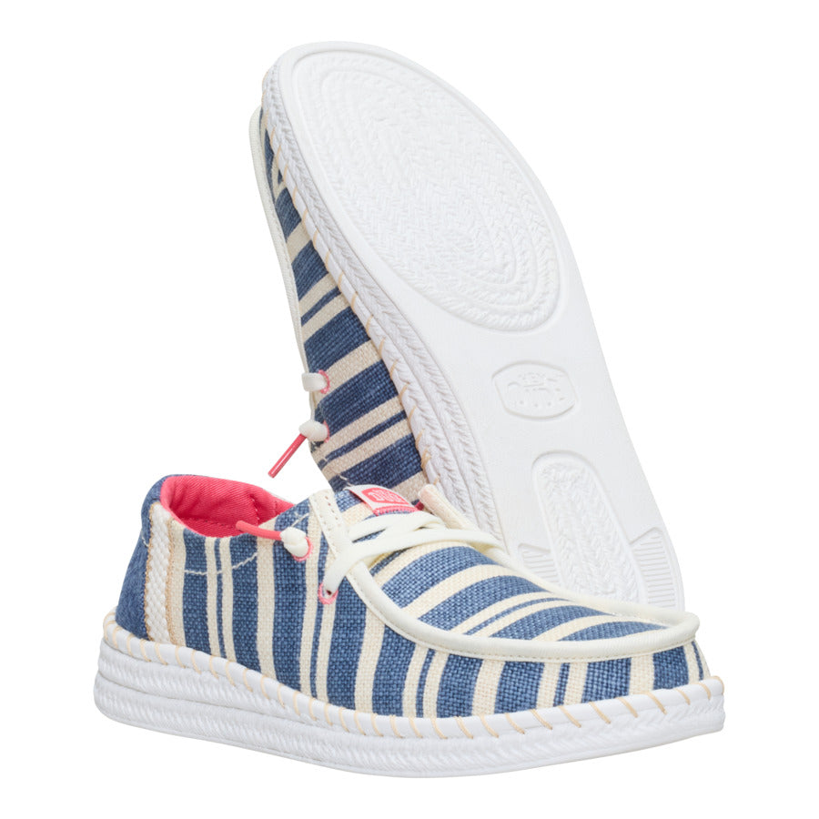 Wendy Espadrille Coast - Navy/White