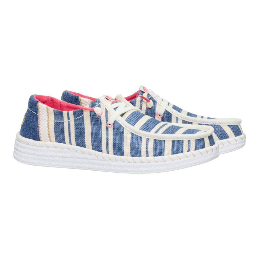 Wendy Espadrille Coast - Navy/White