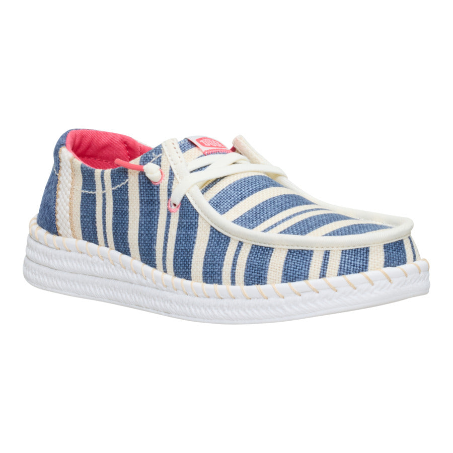 Wendy Espadrille Coast - Navy/White