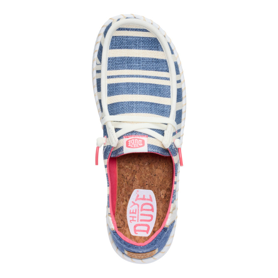 Wendy Espadrille Coast - Navy/White