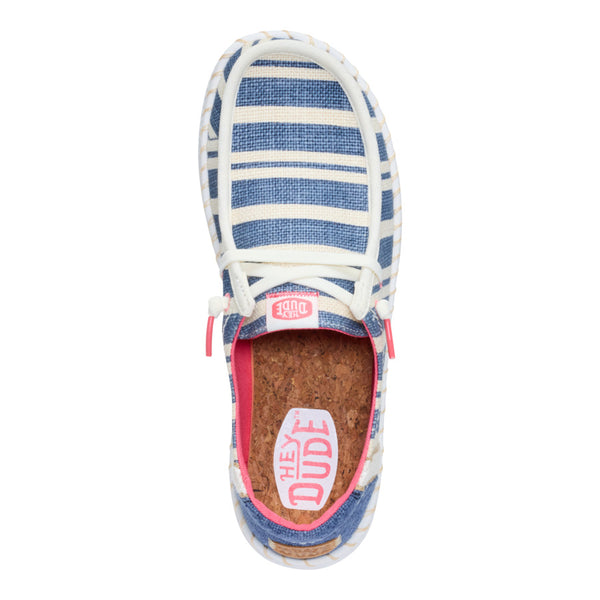 Wendy Espadrille Coast - Navy/White