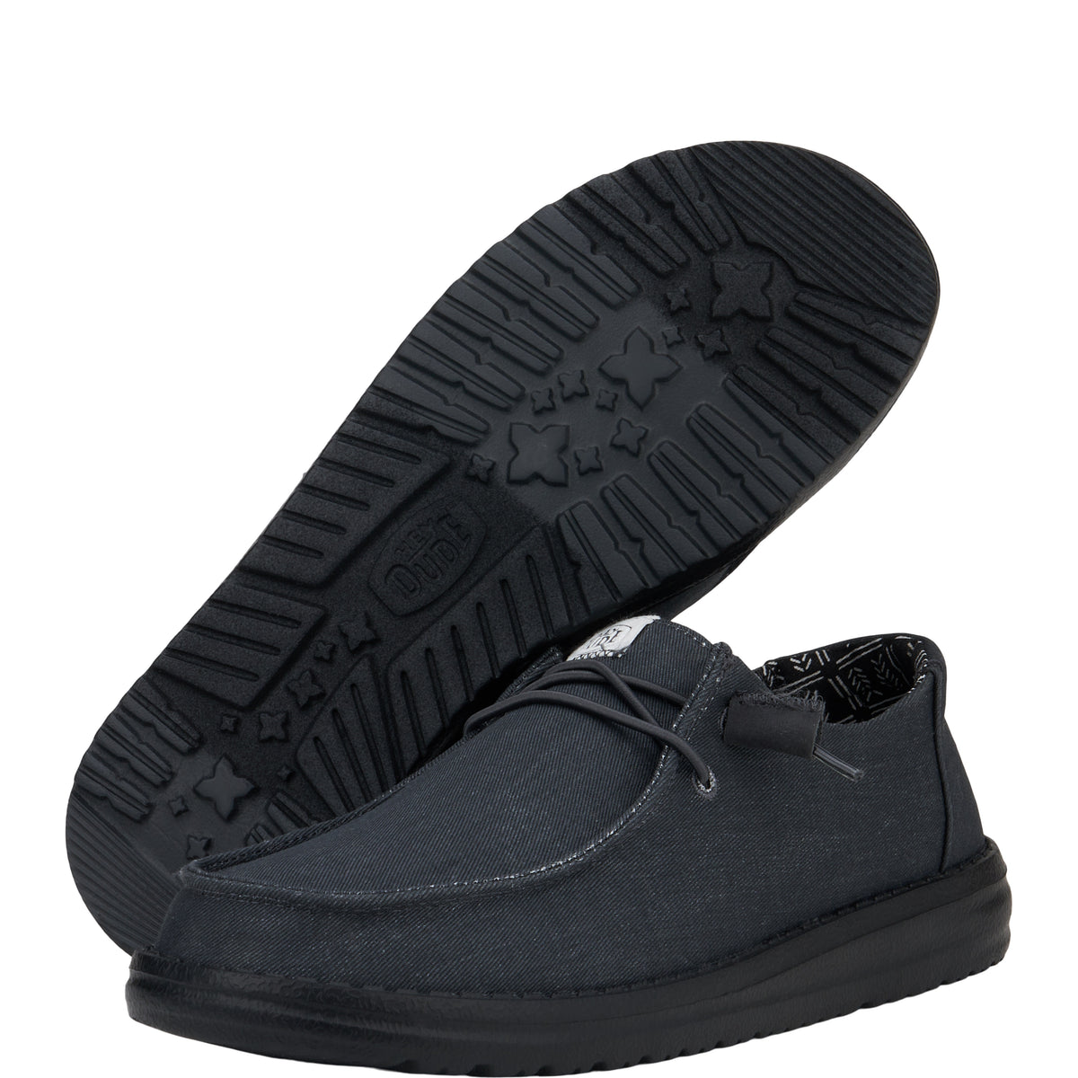 Wendy Stretch Canvas - Black/Black